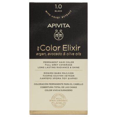 Apivita Βαφή Μαλλιών Μαύρο 1.0