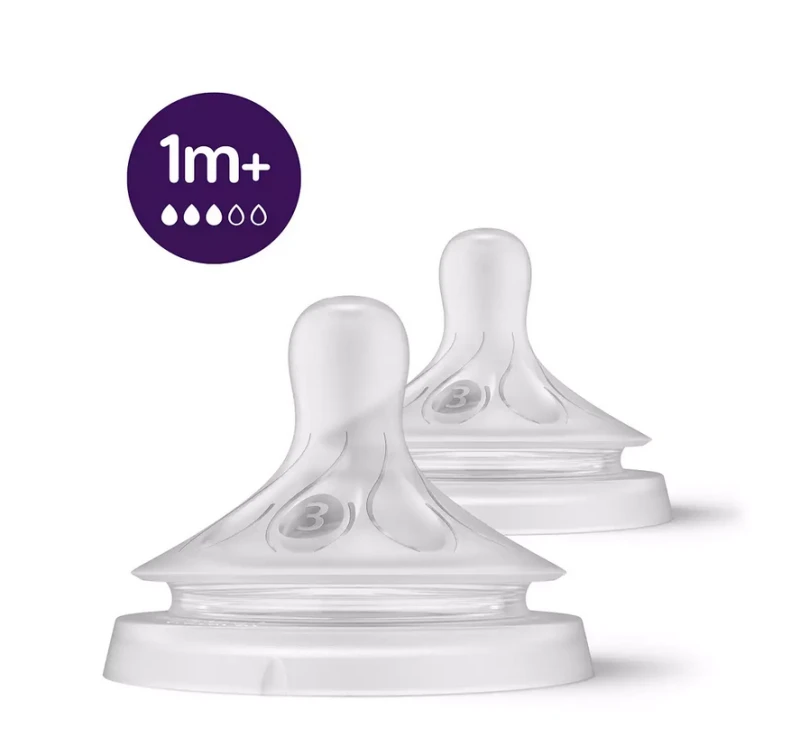 Philips Avent Natural Θηλή Σιλικόνης (1+ μηνών) 2Τεμάχια SCY963/02 1 246959865e988e61a8fcfdfcab82857c.png