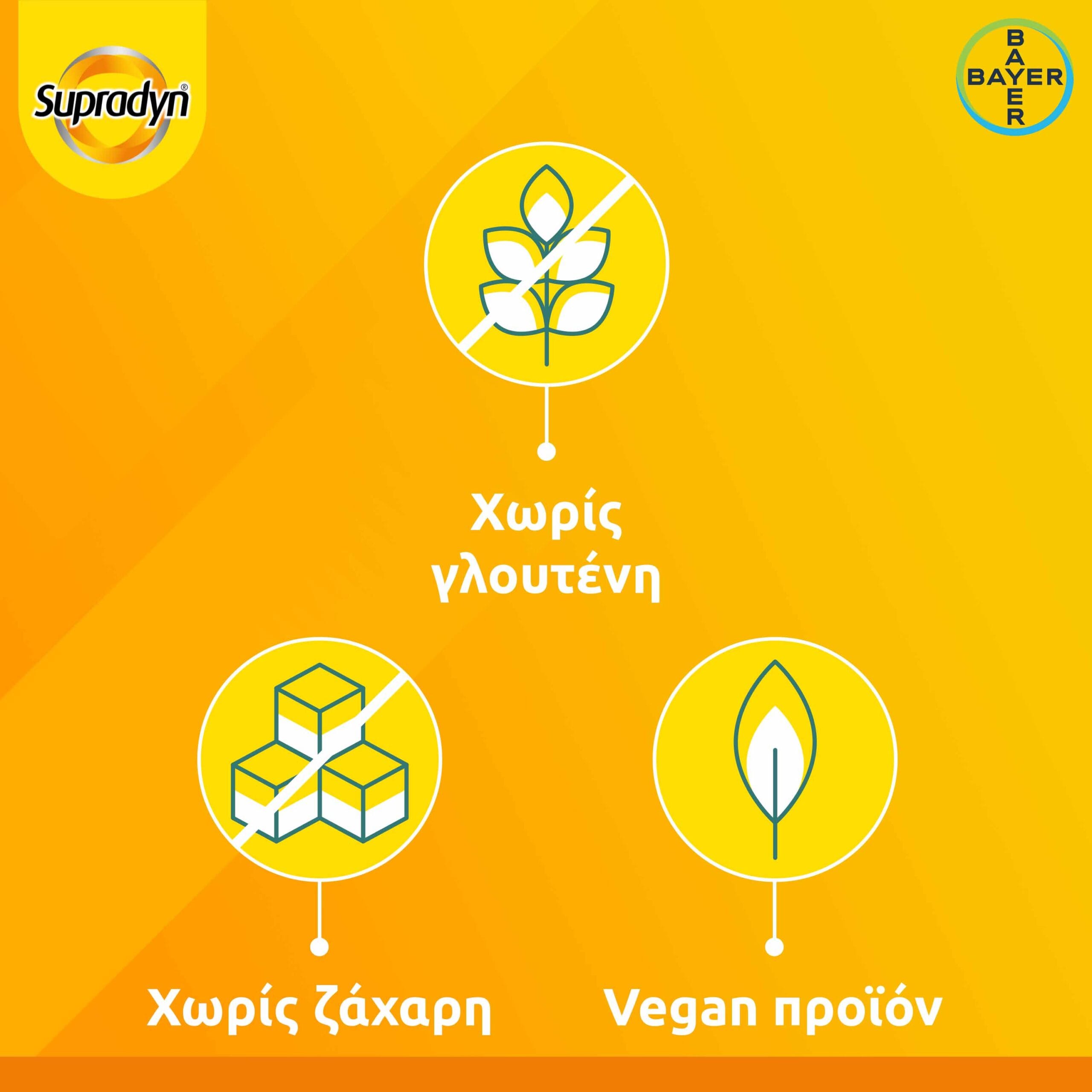 Supradyn Active Ηλεκτρολύτες & Ενέργεια, Μαγνήσιο, Kάλιο & Βιταμίνες 24 Φακελλίσκοι με Αναβράζοντα Κοκκία 4 288287d7-306c-4534-89c8-c7423f325427