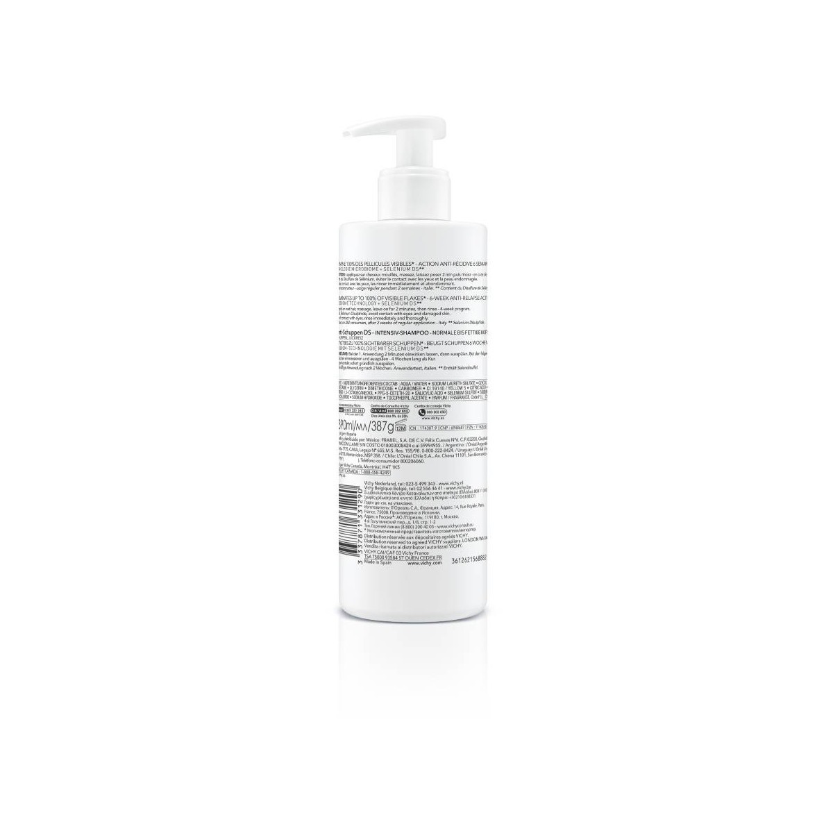Vichy Dercos Anti-Dandruff DS Σαμπουάν κατά της Ξηροδερμίας,Πιτυρίδας και του Κνησμού για Κανονικά - Λιπαρά Μαλλιά 390ml 2 Vichy Dercos Anti-Dandruff DS Σαμπουάν κατά της Ξηροδερμίας,Πιτυρίδας και του Κνησμού για Κανονικά - Λιπαρά Μαλλιά 390ml - Image 2