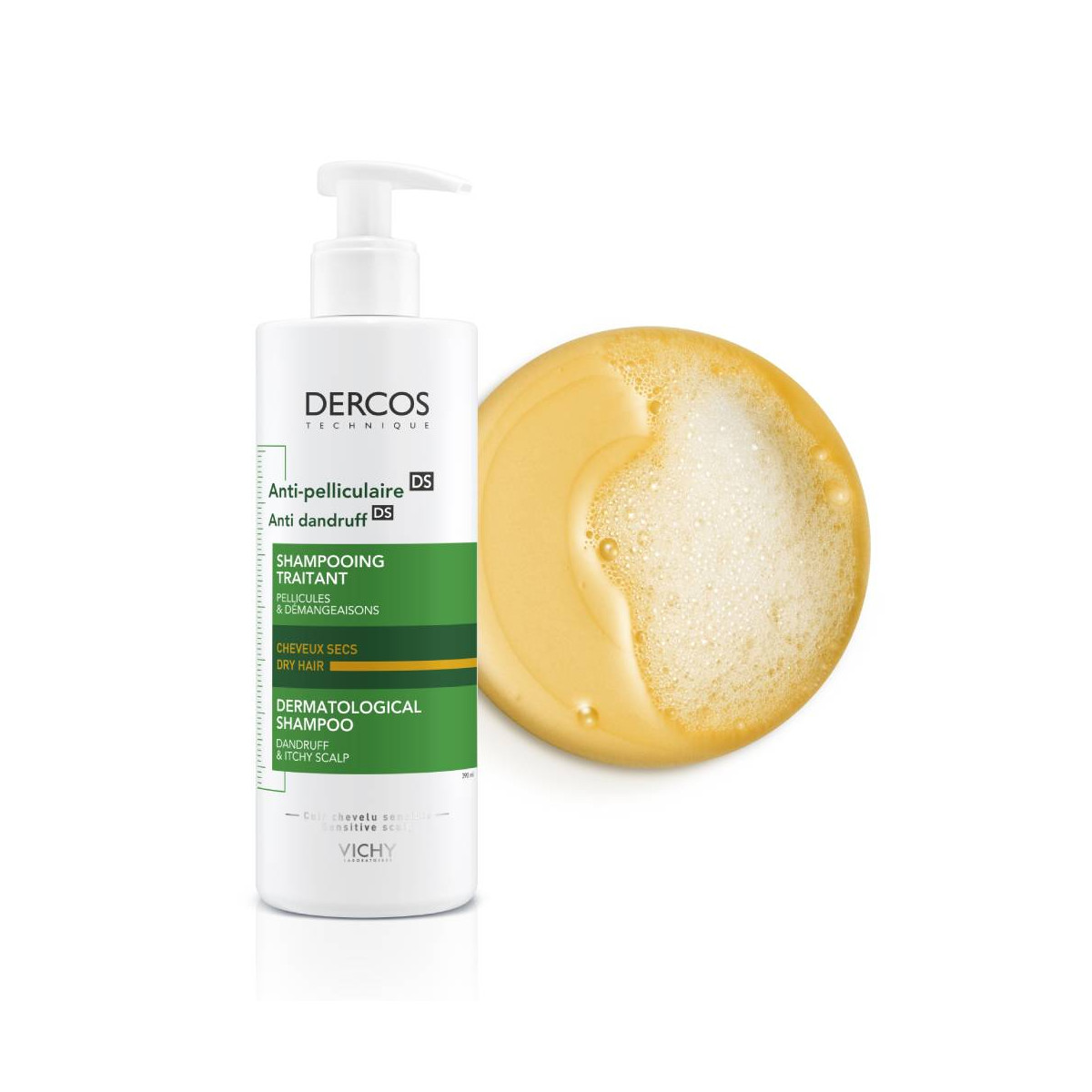 Vichy Dercos Anti-Dandruff DS Σαμπουάν κατά της Ξηροδερμίας,Πιτυρίδας και του Κνησμού για Ξηρά Μαλλιά 390ml 3 Vichy Dercos Anti-Dandruff DS Σαμπουάν κατά της Ξηροδερμίας,Πιτυρίδας και του Κνησμού για Ξηρά Μαλλιά 390ml - Image 3