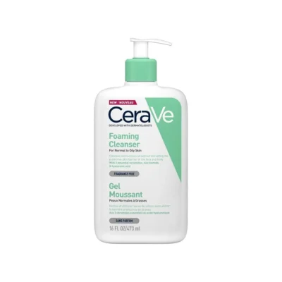 CeraVe Foaming Cleanser Αφρίζον Gel Καθαρισμού για Πρόσωπο & Σώμα 473ml