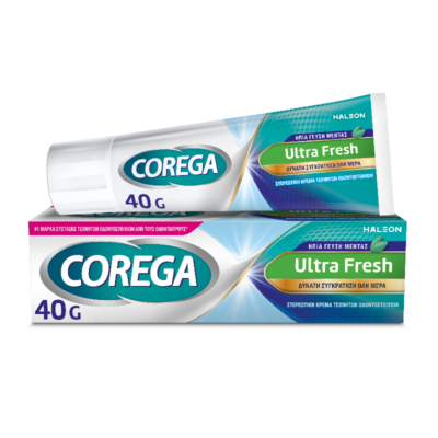 Corega Ultra Fresh Στερεωτική Κρέμα για Τεχνητή Οδοντοστοιχία 40g