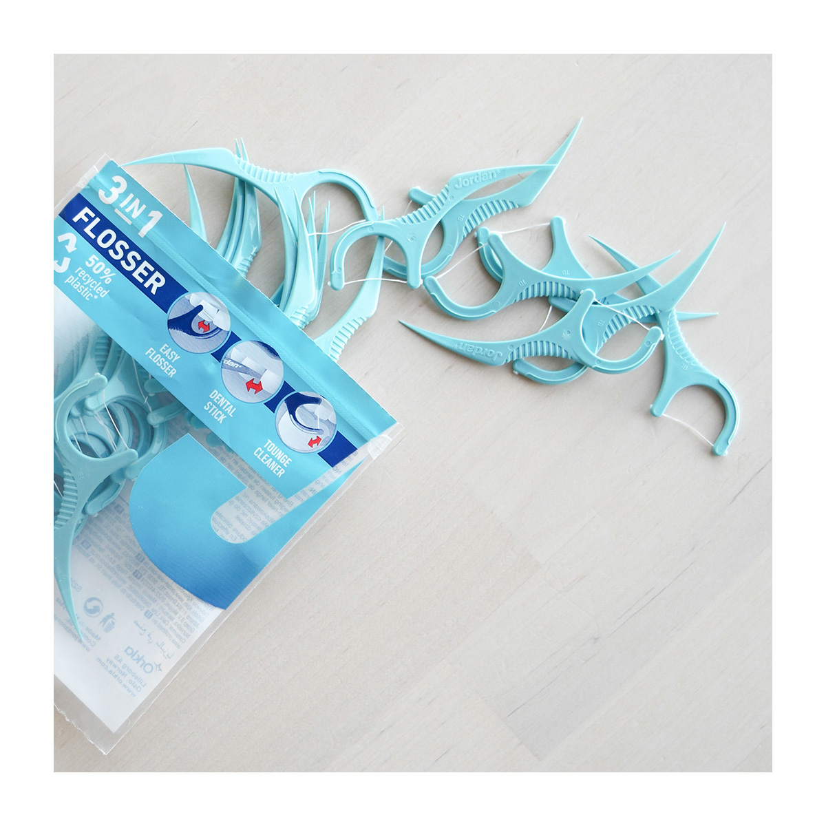 Jordan 3in1 Flosser Οδοντικό Νήμα με Λαβή 36 Τεμάχια 3 Jordan 3in1 Flosser Οδοντικό Νήμα με Λαβή 36 Τεμάχια - Image 3