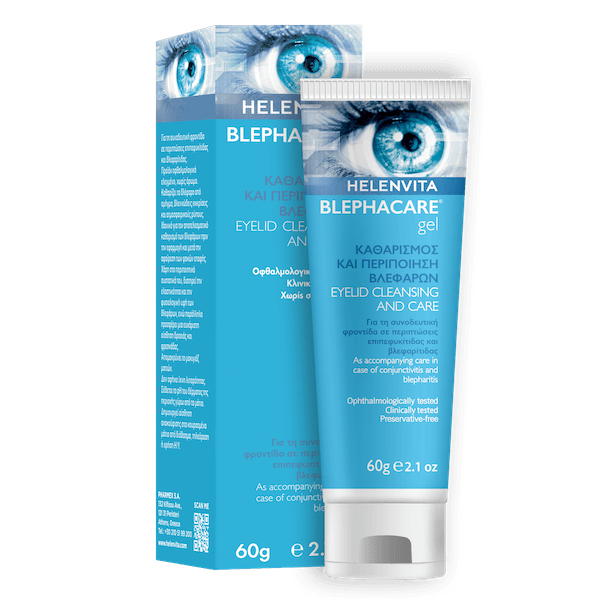 Helenvita Blephacare Gel Καθαρισμού Βλεφάρων 60g 1 5213000522273