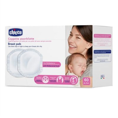 CHICCO Επιθέματα Στήθους Αντιβακτηριακά 60 Tεμάχια