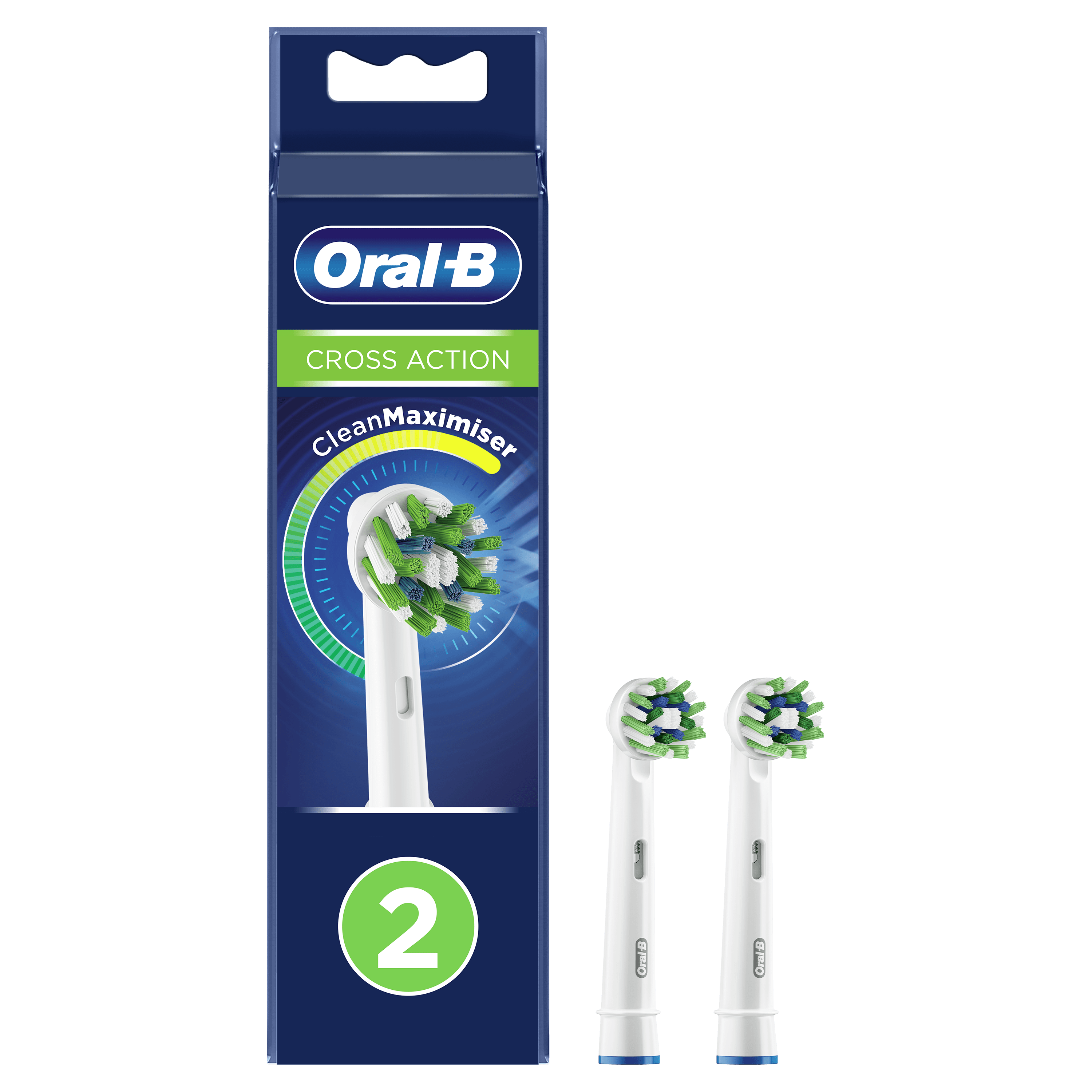 ORAL-B CrossAction Ανταλλακτικές Κεφαλές Ηλεκτρικής Οδοντόβουρτσας 2 Τεμάχια 6 80347920_4210201353409_ORAL B ΑΝΤΑΛΛΑΚΤΙΚΑ CROSS ACTION 12X2_PI