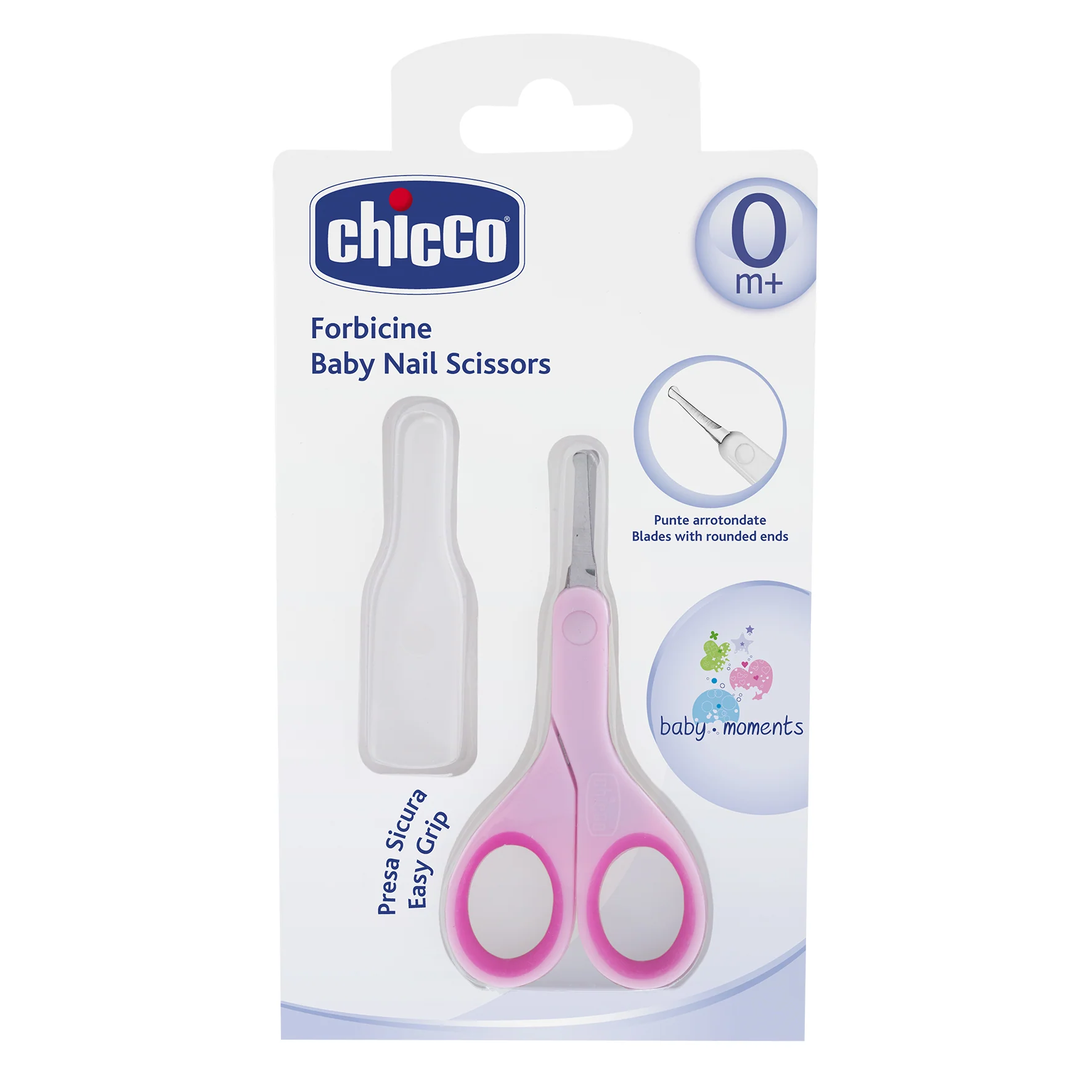 CHICCO Ψαλιδάκι Aσφαλείας Mε Θήκη Ροζ 2 CHICCO Ψαλιδάκι Aσφαλείας Mε Θήκη Ροζ - Image 2