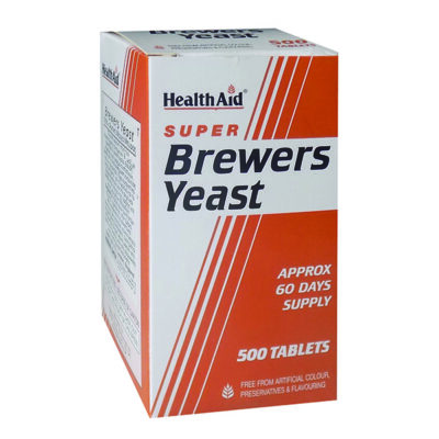 Health Aid Brewers Yeast 300mg 500 Ταμπλέτες