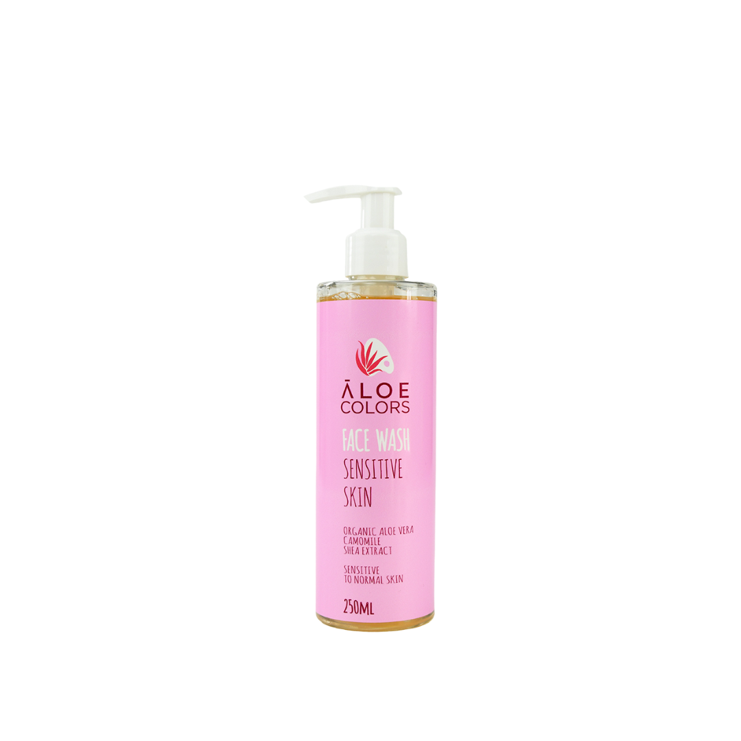 Aloe Colors Face Wash Sensitive Skin 250ml 1 Aloe Colors Face Wash Sensitive Skin 250ml