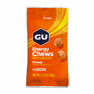GU Energy Chews 60g Orange χωρίς Καφεΐνη