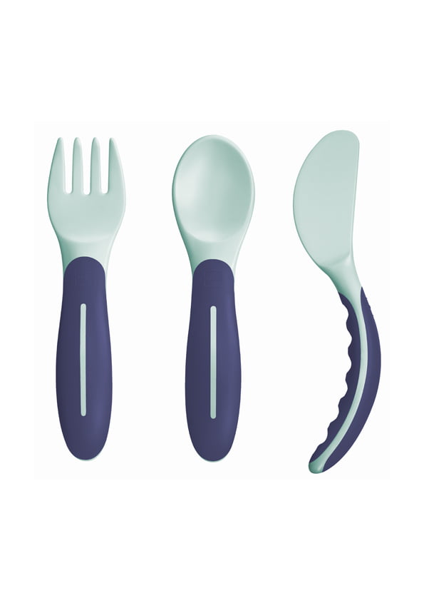 MAM Baby's Cutlery 6+ Μηνών Αγόρι 1 MAM Baby's Cutlery 6+ Μηνών Αγόρι