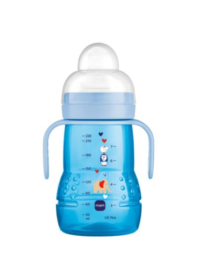 MAM Trainer+ Μπιμπερό 4+ Μηνών Αγόρι 220ml
