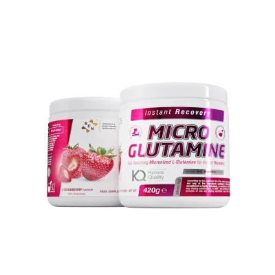 SCN MicroGlutamine Kyowa 420g Γεύση Φράουλα