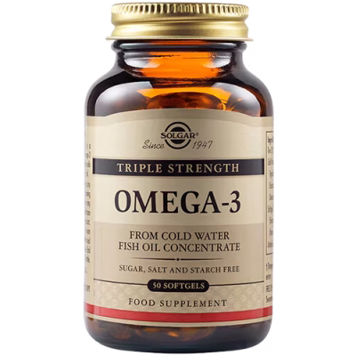 Solgar Omega-3 Triple Strength 50 Μαλακές Κάψουλες
