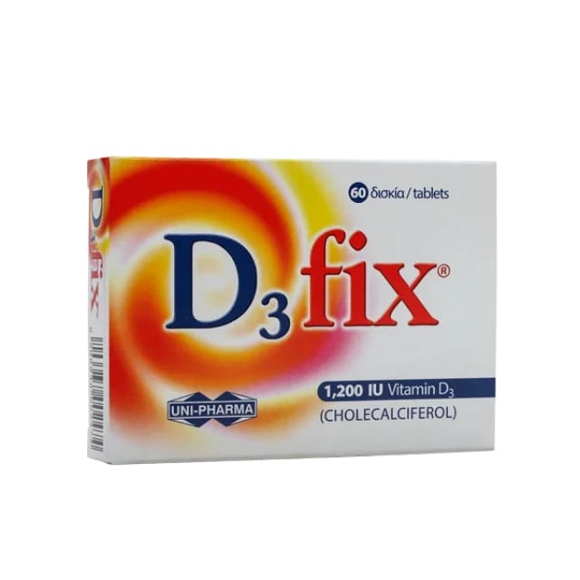 UniPharma D3 Fix Vitamin D3 1200 IU 60 Ταμπλέτες 1 Product8468.Photo1_.Original