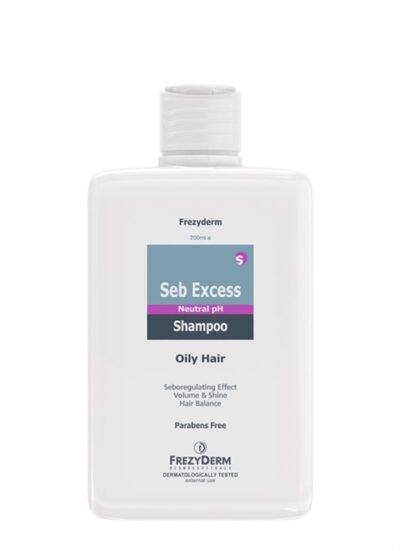 Frezyderm Seb Excess Σαμπουάν Σχεδιασμένο για Λιπαρά Μαλλιά 200ml