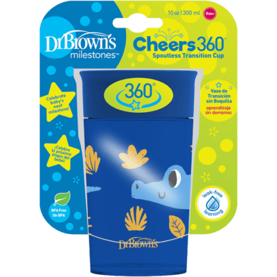 Dr. Brown's Κύπελο 360° 300ml Μπλε