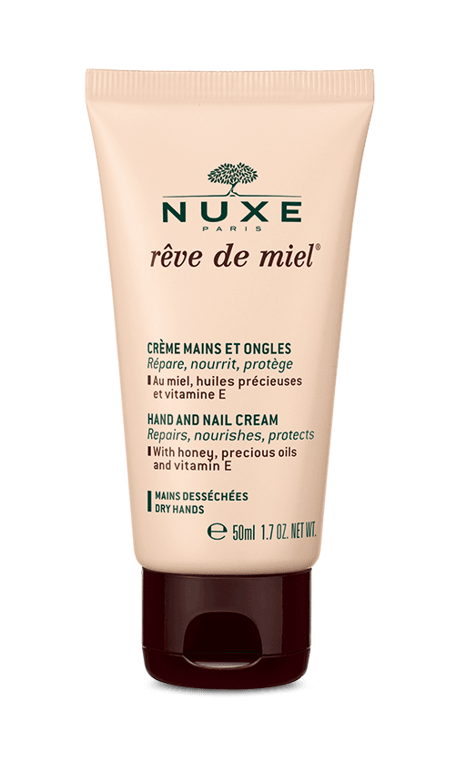 NUXE Reve de Miel Crème Mains/Ongles 75ml 1 UNES_NUXE_ReveDeMiel_Creme_Mains_150dpi_RVB