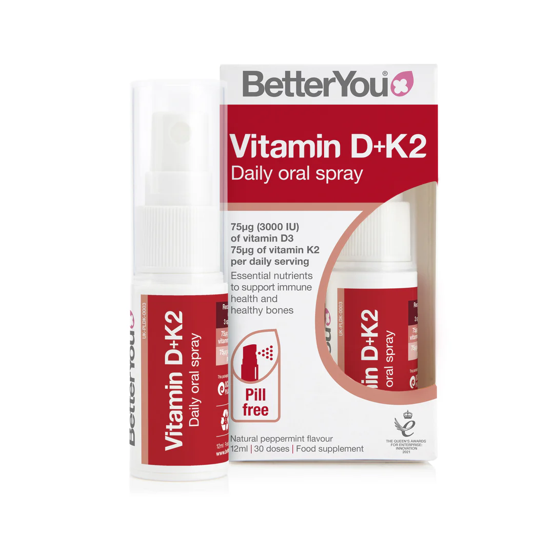 BetterYou Vitamin D 3000 + K2 12ml 90 Ψεκασμοί 1 Vitamin D+K2