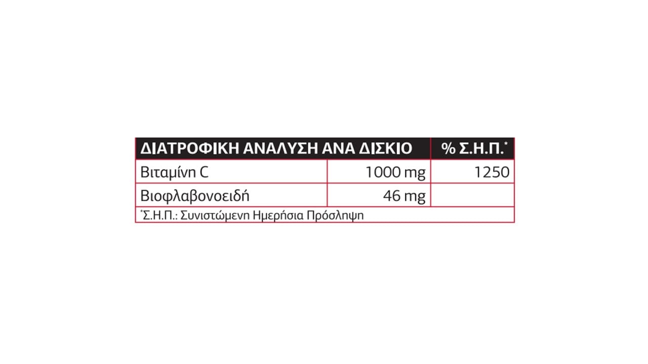 Lanes Vitamin C 1000mg με Βιοφλαβονοειδή 60 Μασώμενα Δισκία Γεύση Πορτοκάλι 2 a192cf52-8d63-47e8-97a1-32fc69398c00