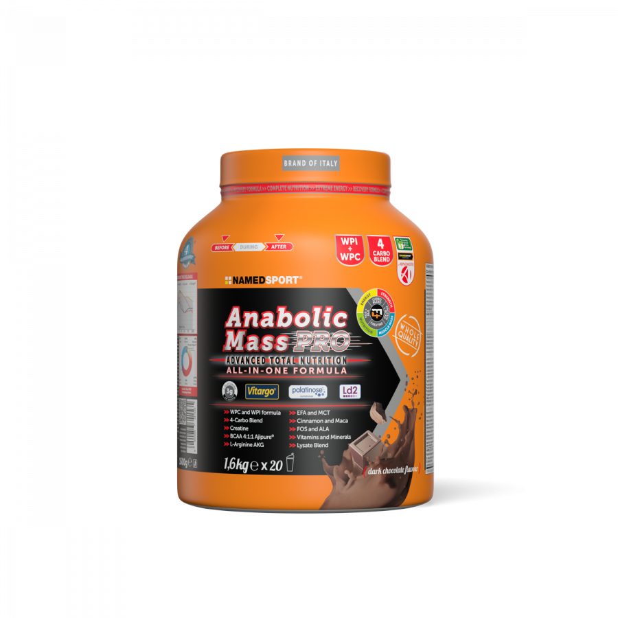 NamedSport Anabolic Mass Pro 1600g Γεύση Chocolate 1 NamedSport Anabolic Mass Pro 1600g Γεύση Chocolate
