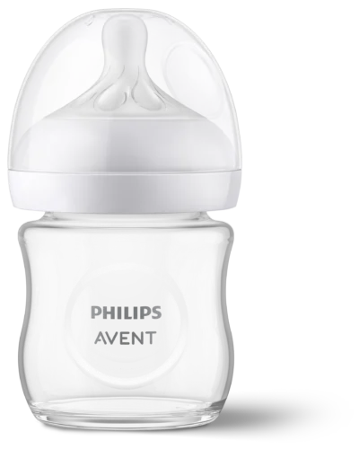 Philips Avent Natural Response Γυάλινο Μπιμπερό 0+ Μηνών 120ml SCY930/01