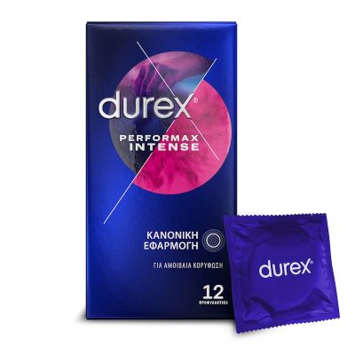 DUREX Προφυλακτικά Performax Intense Κανονική Εφαρμογή 12 Τεμάχια