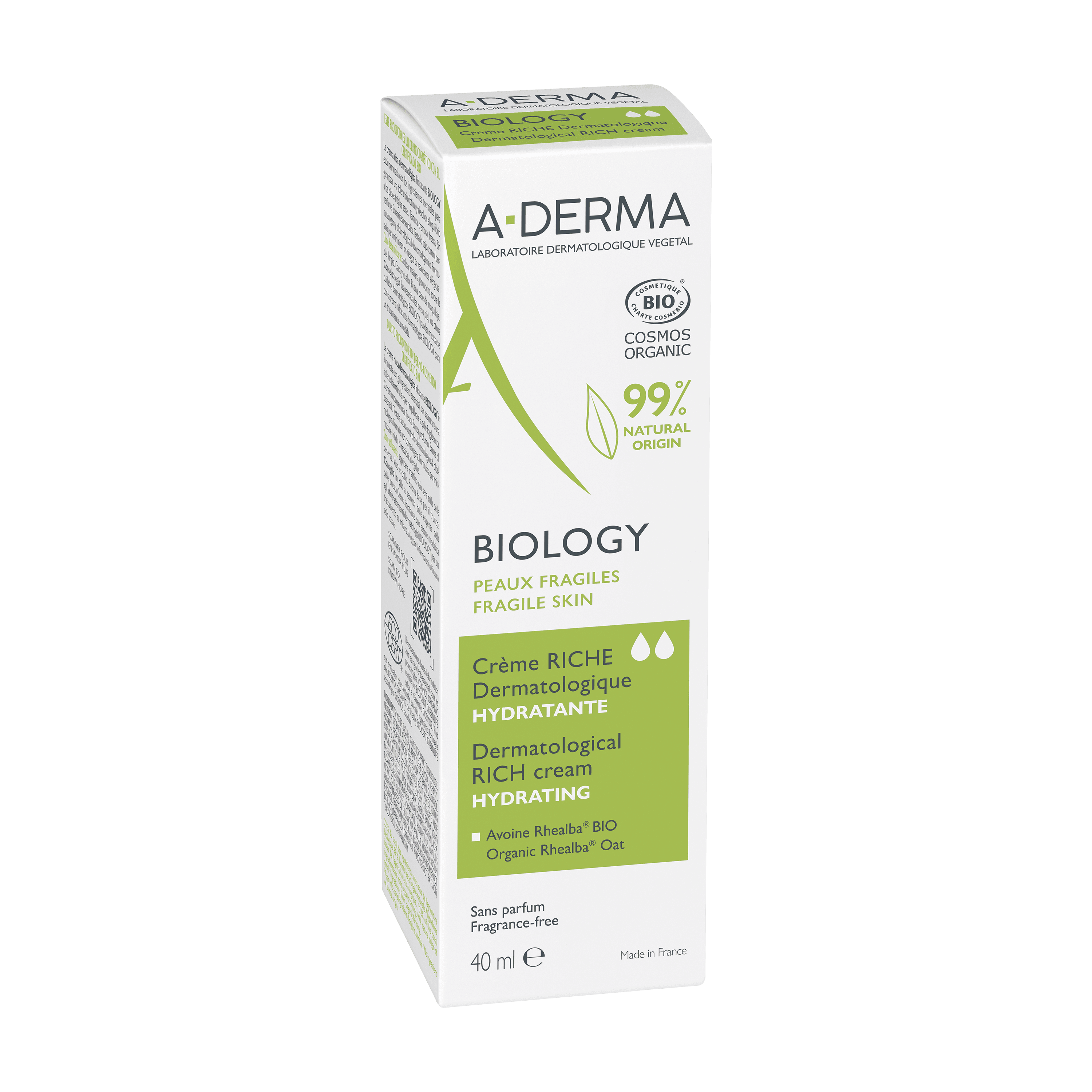 A-DERMA Biology Δερματολογική Εμπλουτισμένη Ενυδατική Κρέμα Προσώπου 40ml 4 db4c475d-e84f-4e34-955e-341319d8eb19