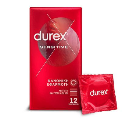DUREX Προφυλακτικά Sensitive Κανονική Εφαρμογή 12 Τεμάχια