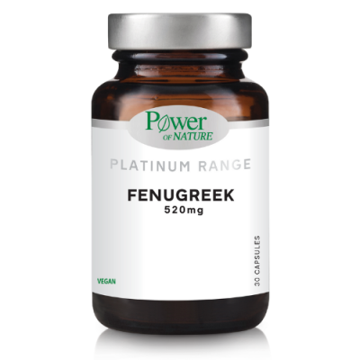Power of Nature Platinum Fenugreek 520mg 30 Κάψουλες