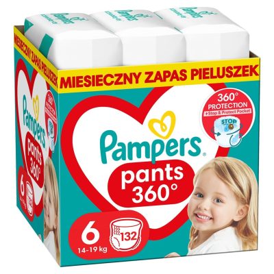 Pampers Pants Πάνα-Bρακάκι Μέγεθος 6 (13kg-19kg) - 132 Πάνες-Βρακάκι