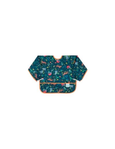 Bumkins Sleeved Bib Jungle 6-24 Μηνών 1 Τεμάχιο