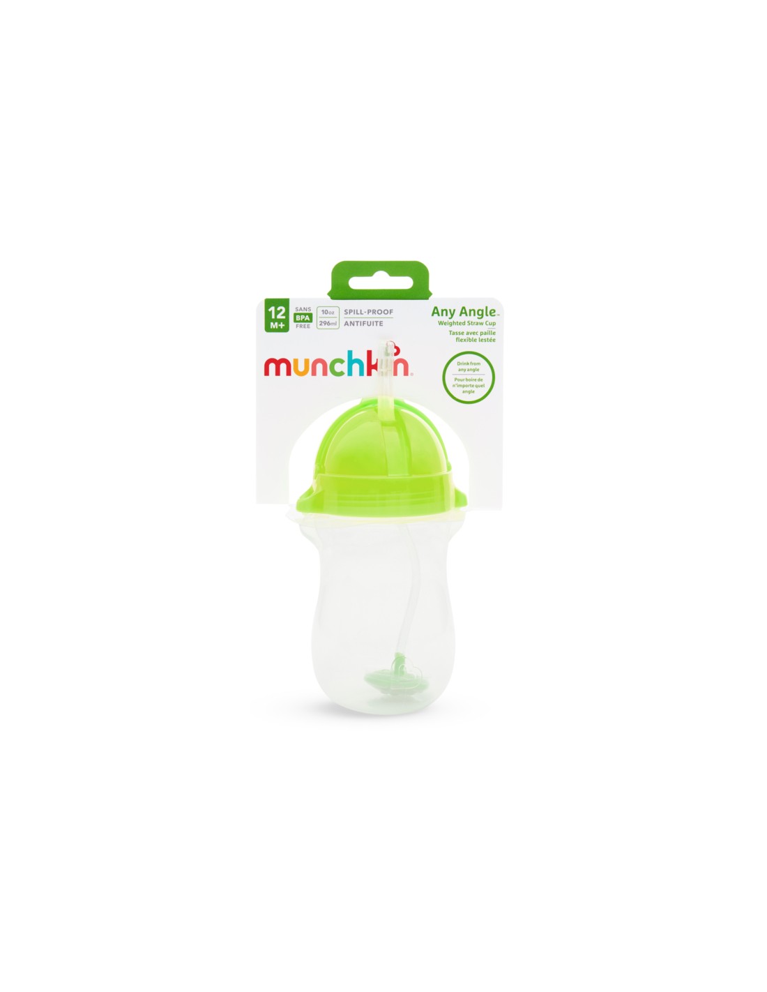 Munchkin Tip & Sip Tall Πράσινο 296ml 2 Munchkin Tip & Sip Tall Πράσινο 296ml - Image 2