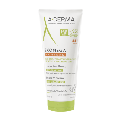 A-DERMA Exomega Control Μαλακτική Κρέμα κατά του Αισθήματος Κνησμού 200ml
