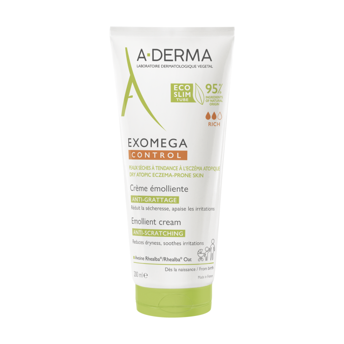 A-DERMA Exomega Control Μαλακτική Κρέμα κατά του Αισθήματος Κνησμού 200ml 1 A-DERMA Exomega Control Μαλακτική Κρέμα κατά του Αισθήματος Κνησμού 200ml