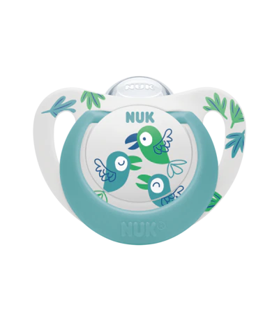 NUK Star Πιπίλα Σιλικόνης 18-36 Mηνών ΠΡΑΣΙΝΟ 1 Τεμάχιο