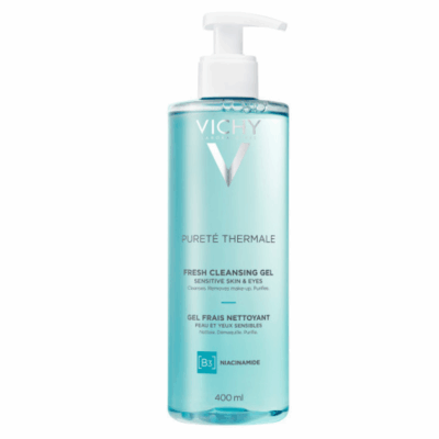 Vichy Purete Thermale Gel Καθαρισμού Προσώπου & Ματιών 400ml