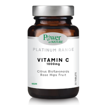 Power of Nature Platinum Vitamin C 1000mg 30 Ταμπλέτες