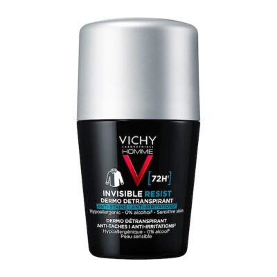 Vichy Homme Roll-On Αποσμητικό κατά των Σημαδιών και της Έντονης Εφίδρωσης 50ml