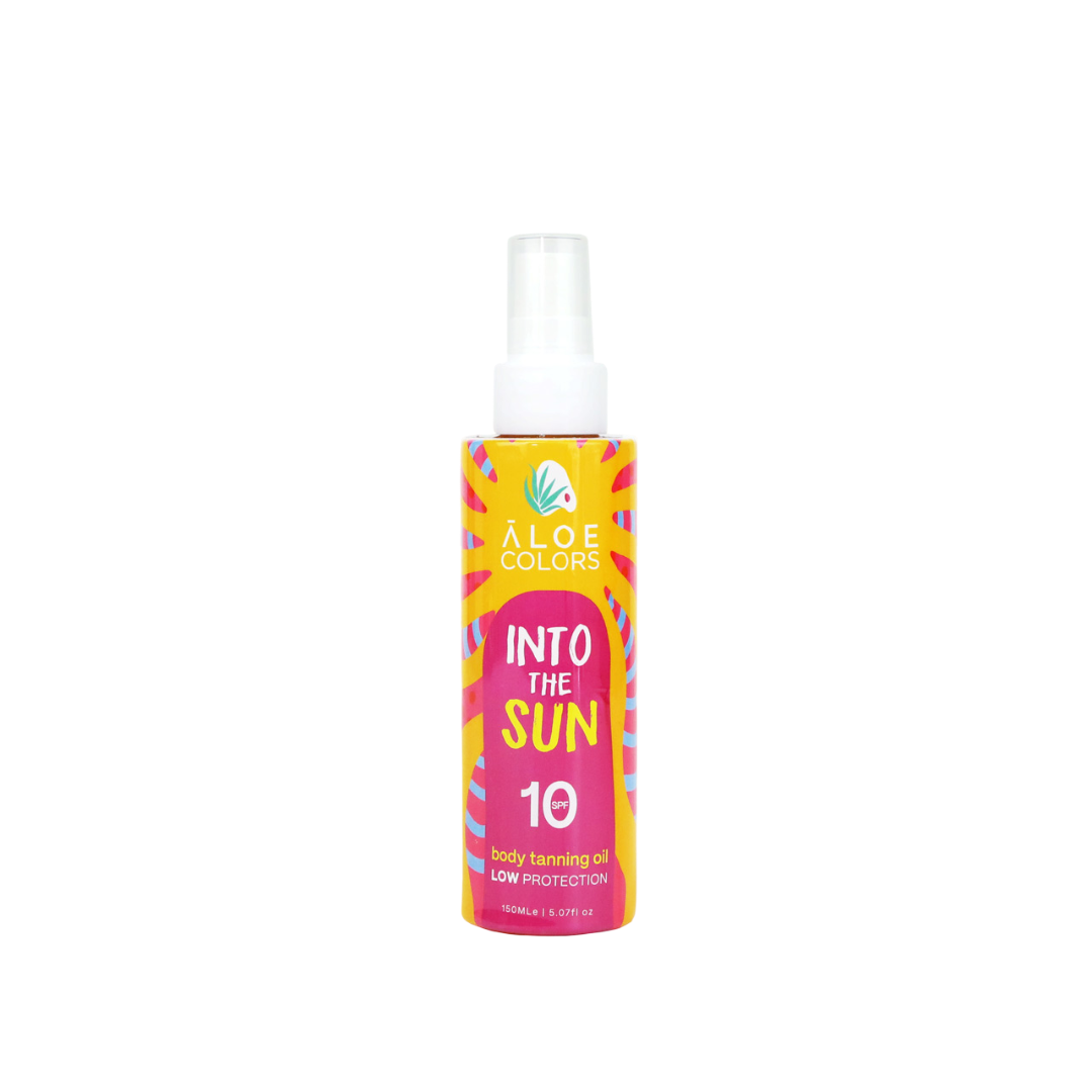 Aloe Colors Into The Sun Tanning Oil SPF10 150ml 1 Aloe Colors Into The Sun Tanning Oil SPF10 150ml