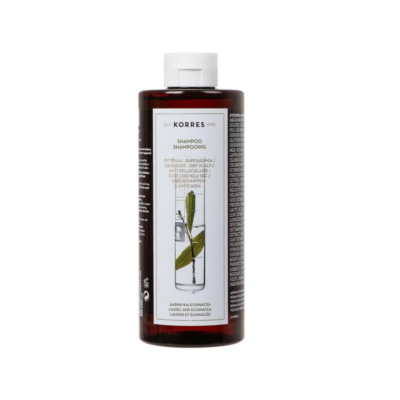 Korres Δάφνη & Echinacea Σαμπουάν Κατά της Πιτυρίδας & της Ξηροδερμίας 400ml