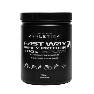 Athletika Fast Way Whey Protein 100% Isolate 700g Γεύση Chocolate