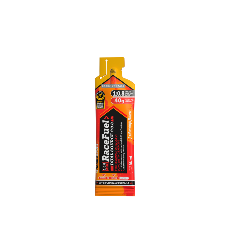 NamedSport Race Fuel Gel 60ml Γεύση Orange 1 NamedSport Race Fuel Gel 60ml Γεύση Orange