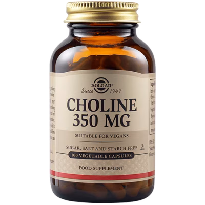 CHOLINE 350 MG VEGETABLE CAPSULES_100 (1)