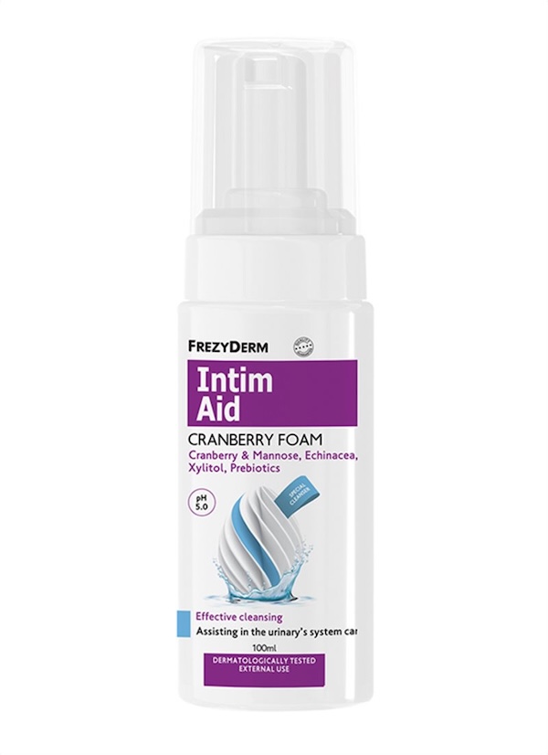 Frezyderm Intim Aid Cranberry Foam pH 5.0 100ml 1 Frezyderm Intim Aid Cranberry Foam pH 5.0 100ml