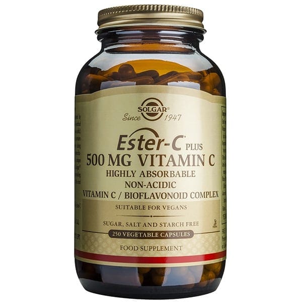 Solgar Ester-C Plus 500mg 250 Φυτικές Κάψουλες 1 033984010499