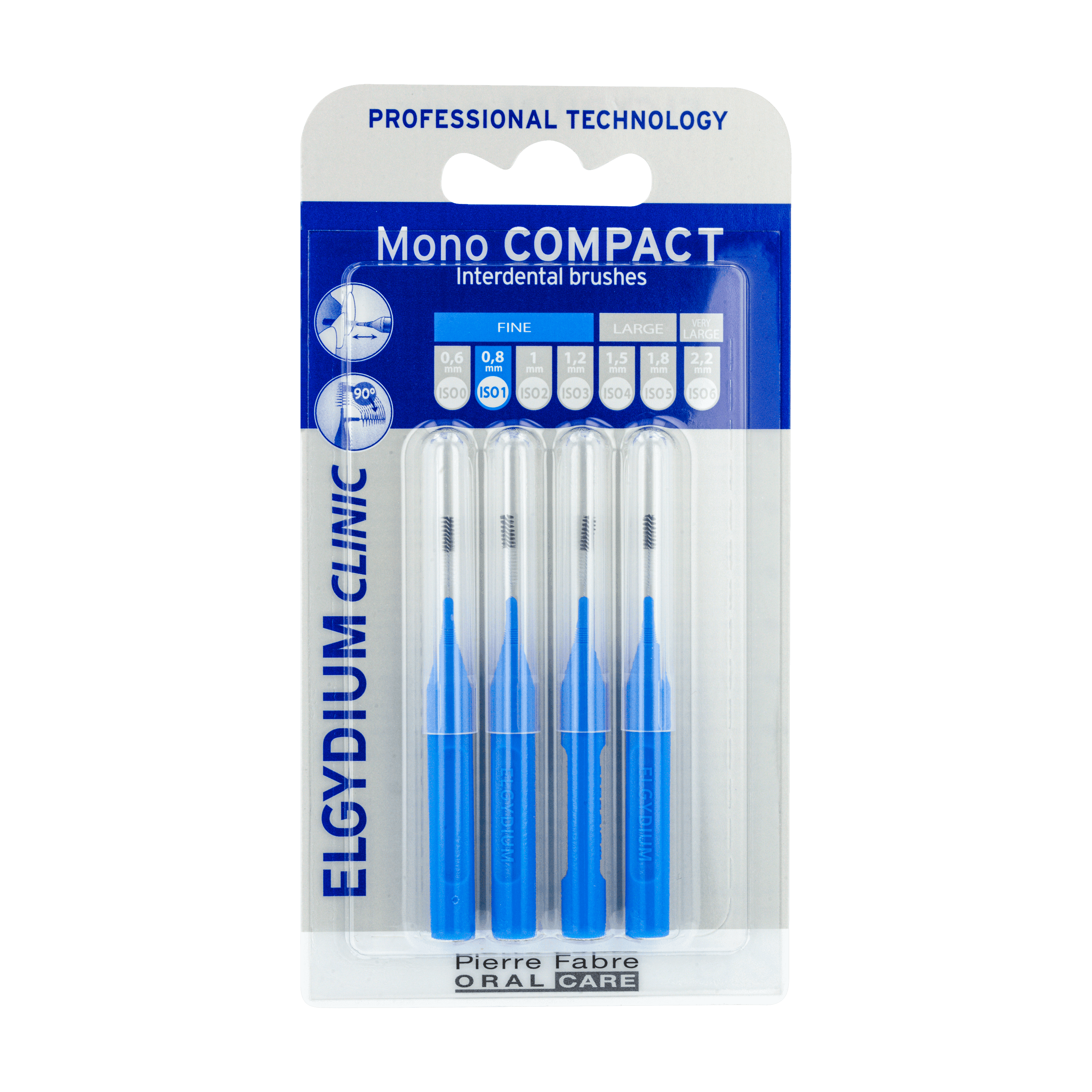 Elgydium Clinic Mono Compact Μπλε 0.4 Μεσοδόντια Βουρτσάκια 4 Τεμάχια 1 384245ca-7b66-49a9-a549-43cc32623468