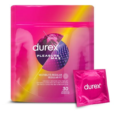 DUREX Προφυλακτικά Pleasure Max Κανονική Εφαρμογή 30 Τεμάχια