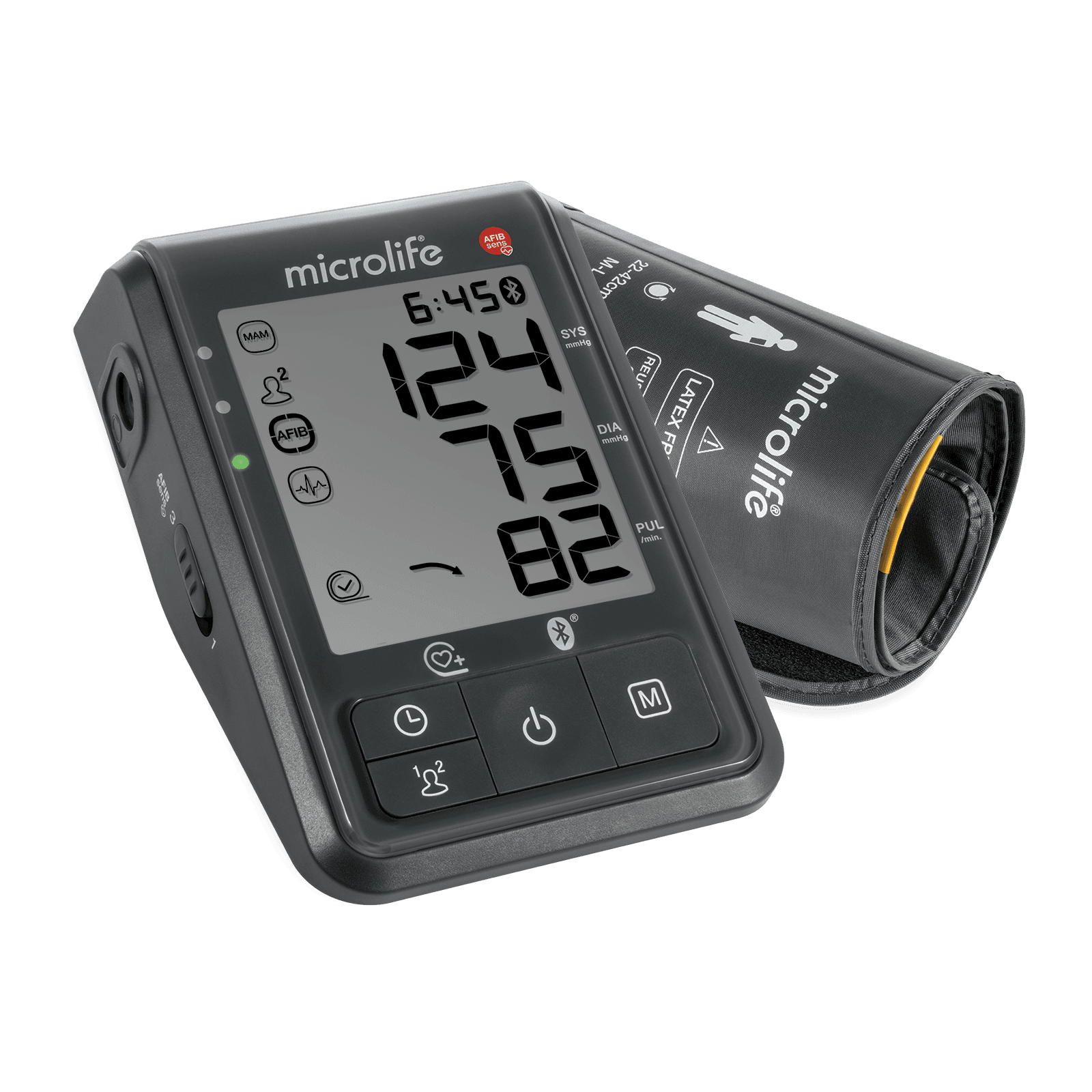 Microlife Πιεσόμετρο Ψηφιακό Μπράτσου BP B6 Connect Bluetooth 1 BP-B6-Connect_half-cuff-2